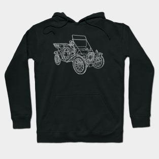 Old Car, Cabriolet, Vintage, Classic Car Hoodie